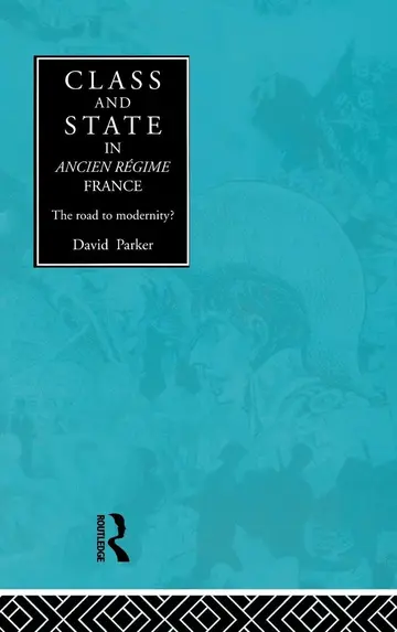 Cover of Class and State in Ancient Regime France