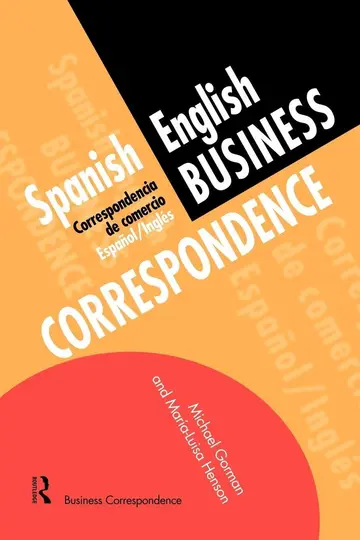 Cover of Spanish/English Business Correspondence / Correspondecia De Comercio Espanol/Ingles