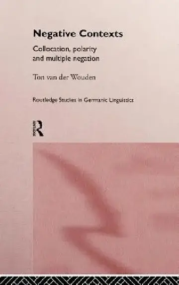 Cover of Negative Contexts