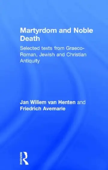 Cover of Martyrdom and Noble Death