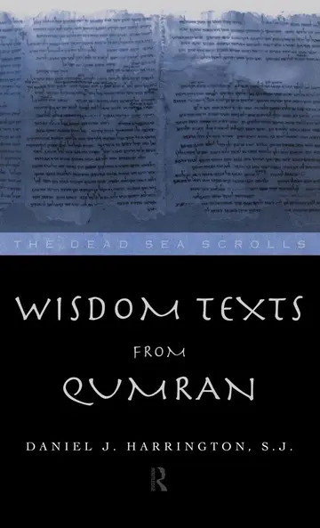 Cover of Wisdom Texts from Qumran