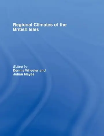 Cover of Regional Climates of the British Isles