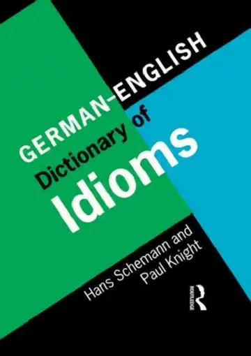Cover of German/English Dictionary of Idioms