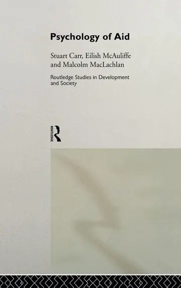 Cover of Psychology of Aid