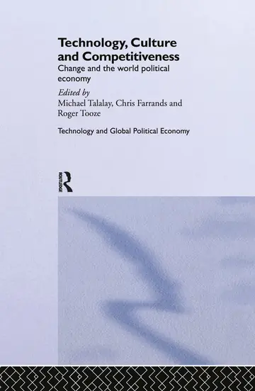 Cover of Technology, Culture and Competitiveness