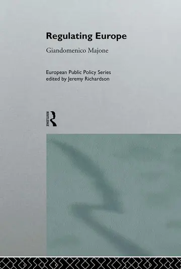 Cover of Regulating Europe