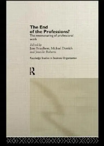 Cover of The End of the Professions?