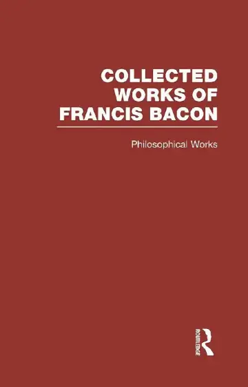 Cover of Collected Works of Francis Bacon