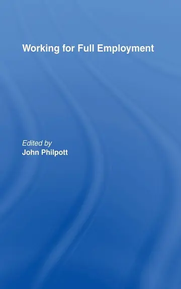 Cover of Working for Full Employment