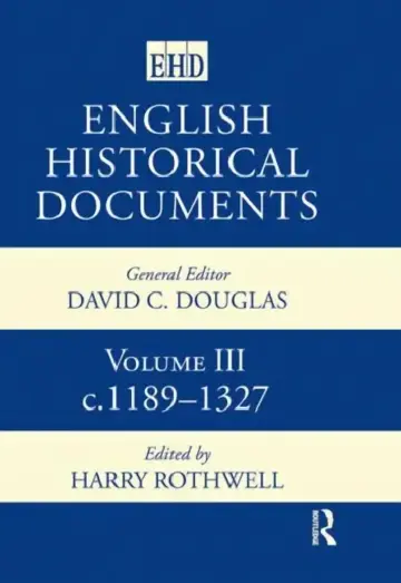 Cover of English Historical Documents