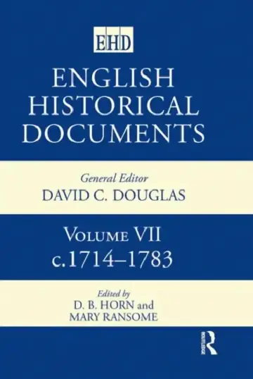 Cover of English Historical Documents