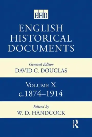Cover of English Historical Documents