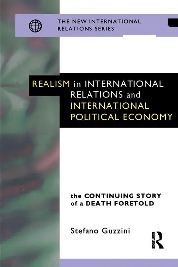 Cover of Realism in International Relations and International Political Economy