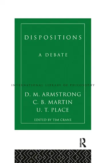 Cover of Dispositions