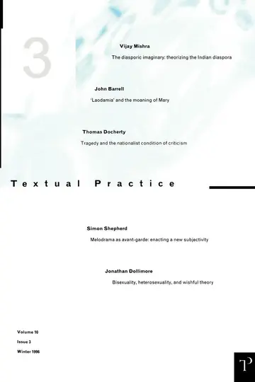 Cover of Textual Practice 10