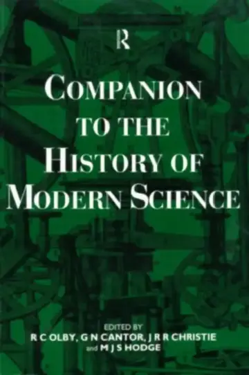 Cover of Companion to the History of Modern Science
