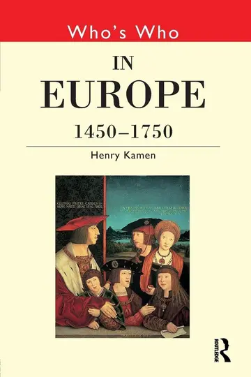 Cover of Who's Who in Europe, 1450-1750