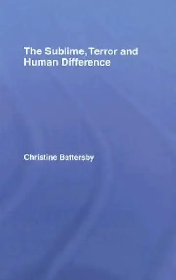 Cover of The Sublime, Terror and Human Difference