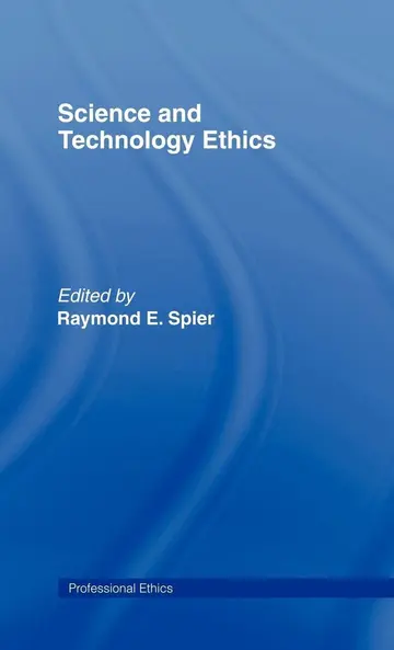 Cover of Science and Technology Ethics