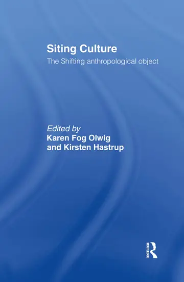 Cover of Siting Culture