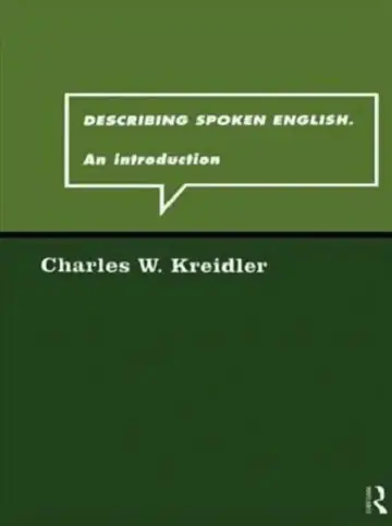 Cover of Describing Spoken English