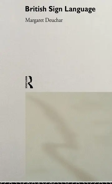 Cover of British Sign Language