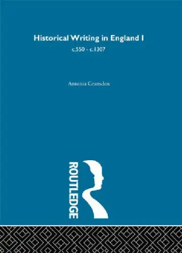Cover of Historical Writing in England