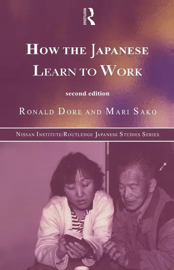 Cover of How the Japanese Learn to Work
