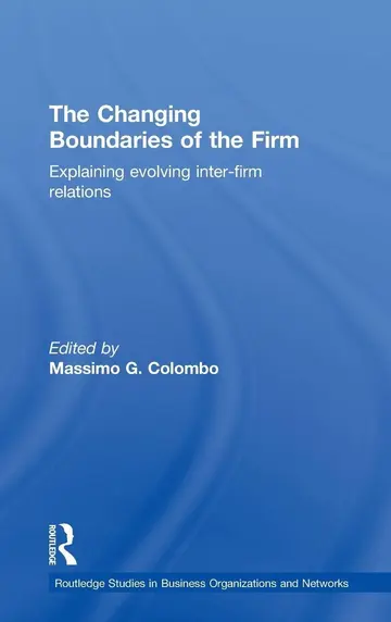 Cover of The Changing Boundaries of the Firm