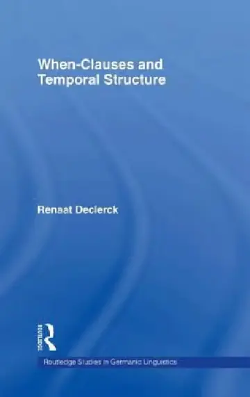 Cover of When-Clauses and Temporal Structure
