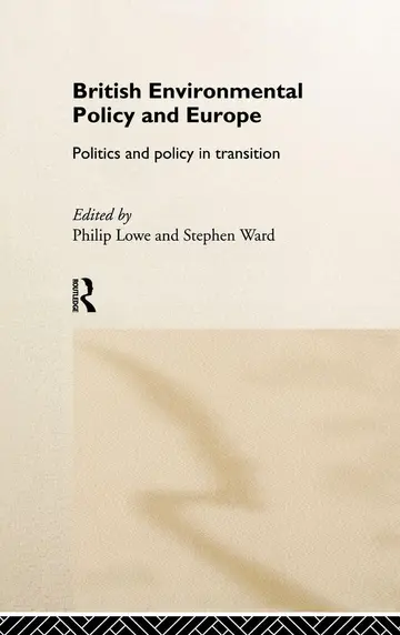 Cover of British Environmental Policy and Europe