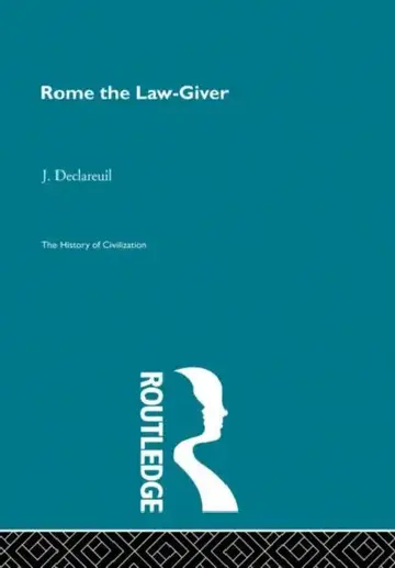 Cover of Rome the Law-Giver