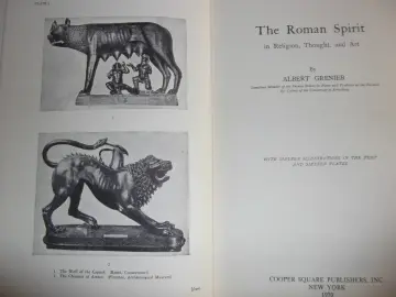 Cover of Roman Spirit in Religion, Thought and Art