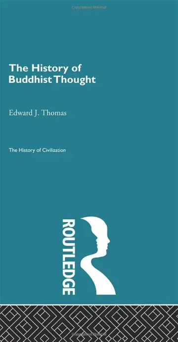 Cover of History of Buddhist Thought