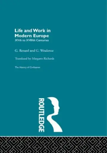 Cover of Life and Work in Modern Europe
