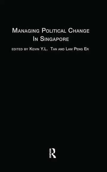 Cover of Managing Political Change in Singapore
