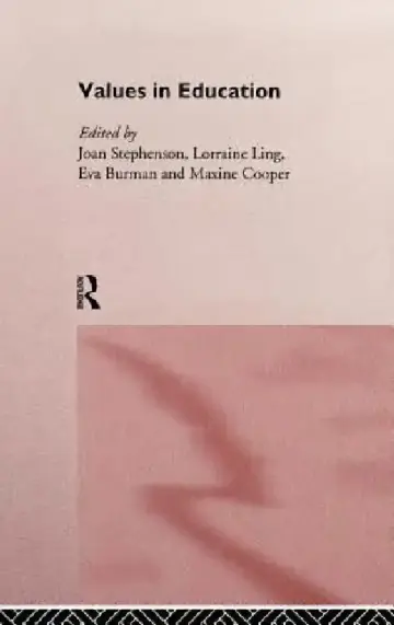 Cover of Values in Education
