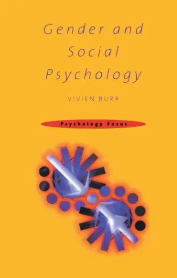 Cover of Gender and Social Psychology