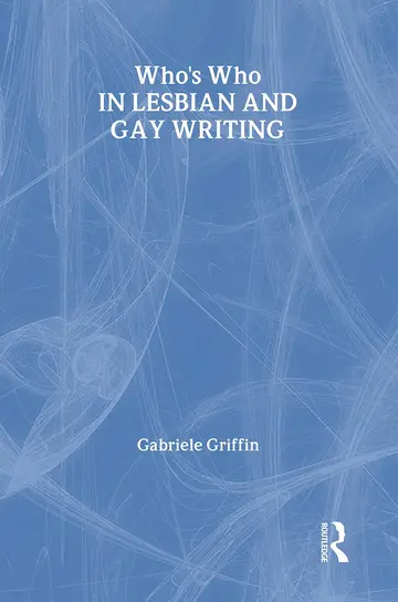 Cover of Who's Who in Lesbian and Gay Writing