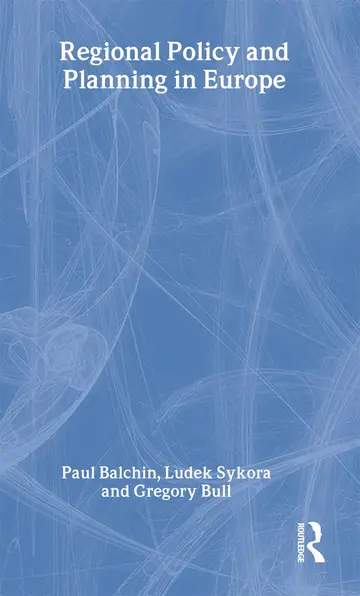 Cover of Regional Policy and Planning in Europe