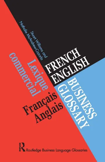 Cover of French/English Business Glossary