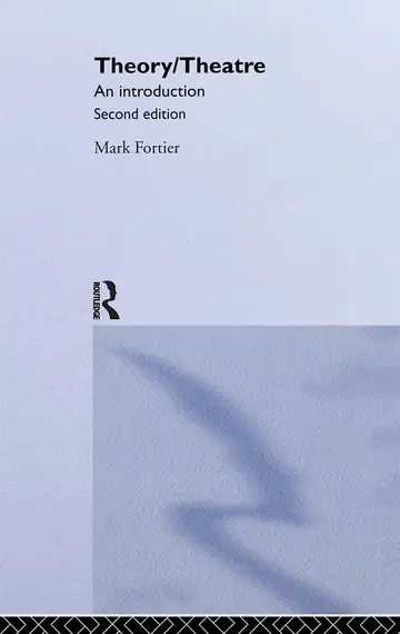 Cover of Theory/Theatre