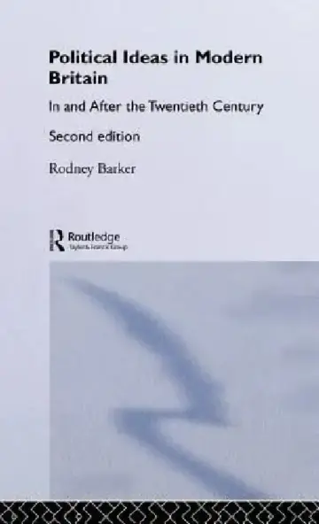 Cover of Political Ideas in Modern Britain