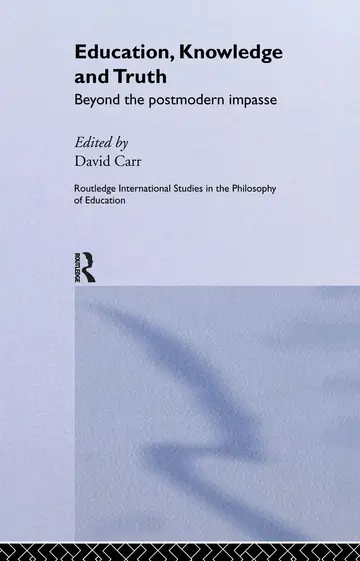Cover of Education, Knowledge, and Truth