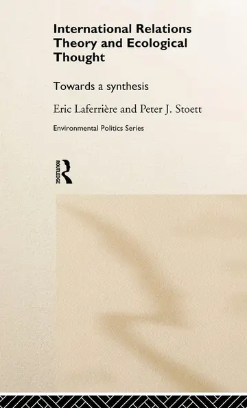 Cover of International Relations Theory and Ecological Thought