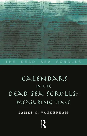 Cover of Calendars in the Dead Sea Scrolls