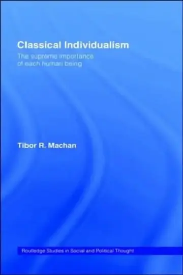 Cover of Classical Individualism