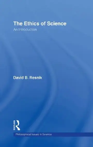 Cover of The Ethics of Science