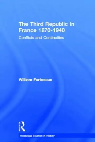 Cover of The Third Republic in France 1870-1940
