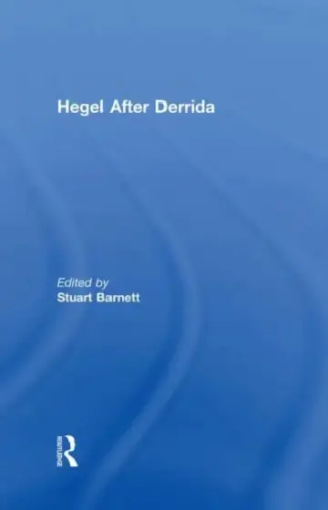 Cover of Hegel After Derrida